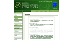 Desktop Screenshot of andalucia.notariado.org