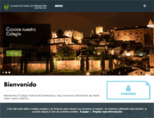 Tablet Screenshot of extremadura.notariado.org