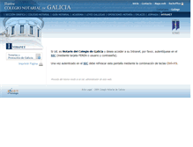 Tablet Screenshot of intranet.galicia.notariado.org