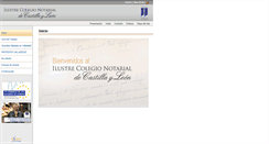 Desktop Screenshot of castillayleon.notariado.org
